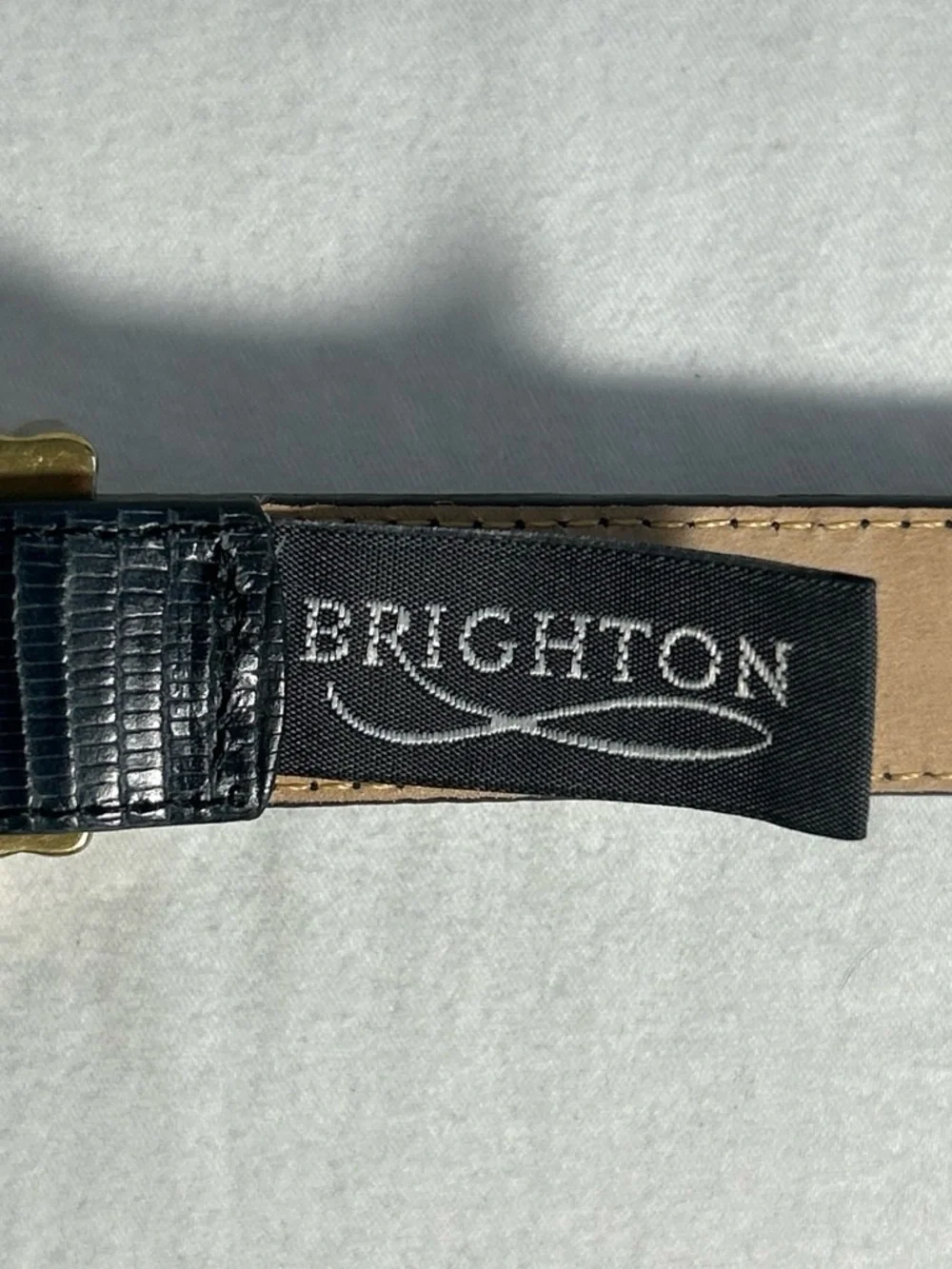 #Vintage | #Brighton | Black leather belt